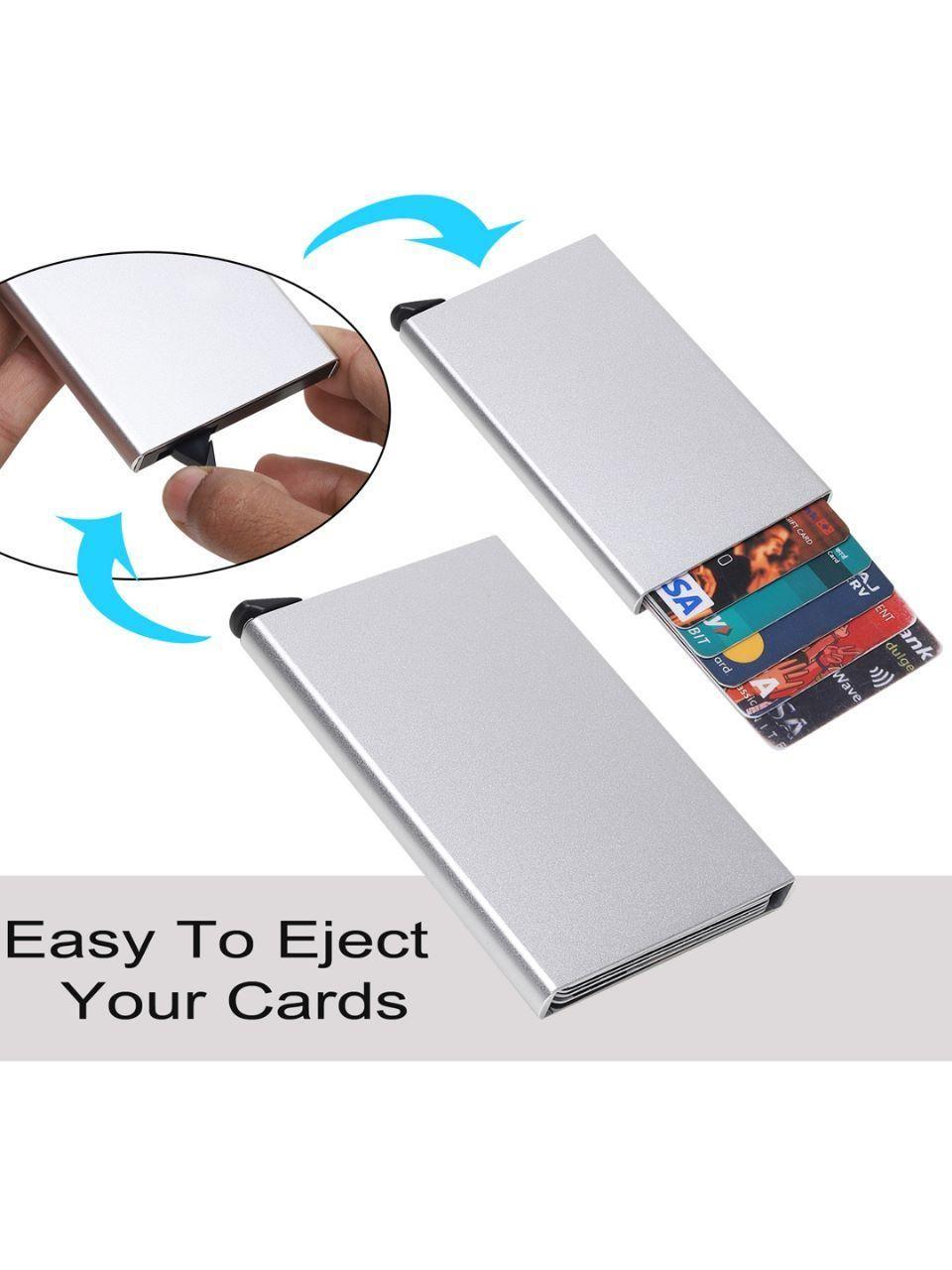 Men's RFID Protected Smart Pop Up Wallet 8 Card Slots